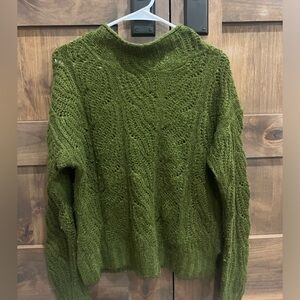 Green sweater from j crew!